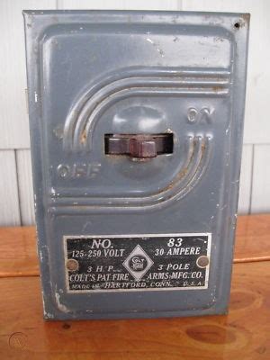 Vintage 1922 Noark Colt Firearms Electrical Switch 